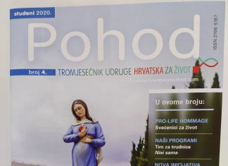 Izašao je 4. broj ‘Pohoda’, prvog hrvatskog pro-life časopisa