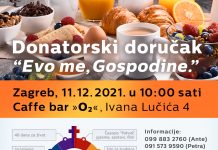 Adventski i donatorski doručak